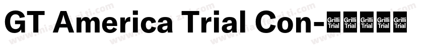 GT America Trial Con字体转换